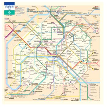 mapa paryskiego metra…nowa mapa
